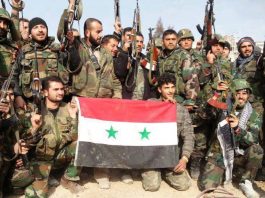 UN Envoy de Mistura Says ‘President Assad Is Part Of The Solution’ In Syria! Syrian troops celebrate a victory in Yabroud, near the border with Lebanon