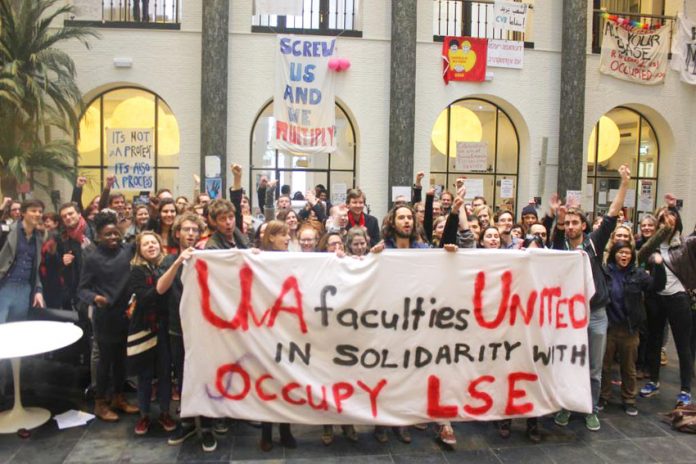 Students from the University of Arts London have occupied Central St Martin’s College since Thursday last week