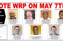 WRP Election candidates!