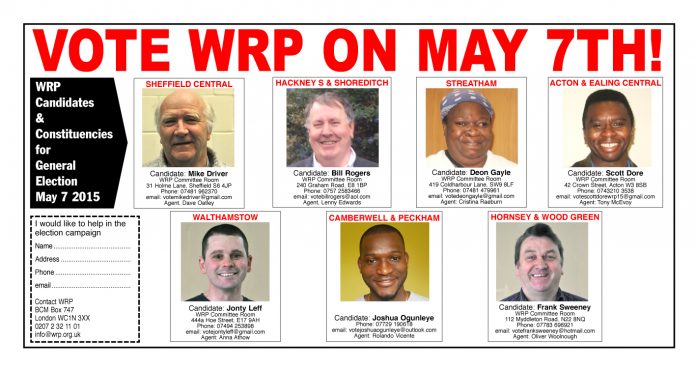 WRP Election candidates!
