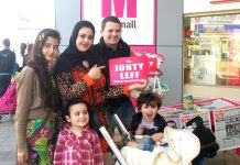 FATIHA LAIDI and family supporting Workers Revolutionary Party candidate for Walthamstow JONTY LEFF