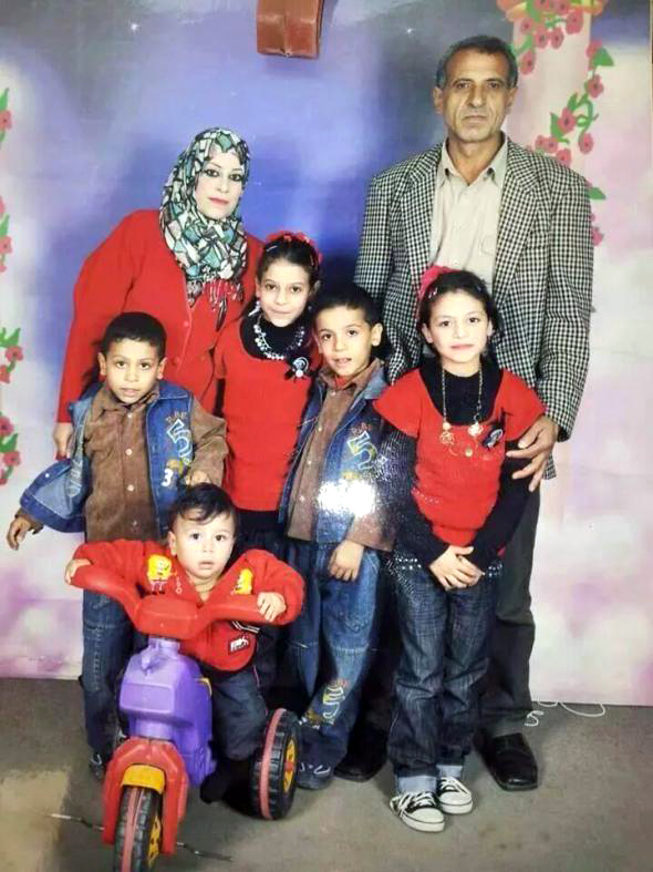 The Al-Kilany family – an entire family killed in an Israeli F16 attack on northern Gaza
