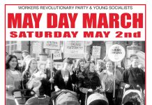 May Day March on Saturday May 2nd!