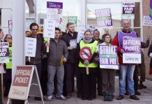 Health workers forced to take strike action – demanding that every health worker gets a 1% increase!