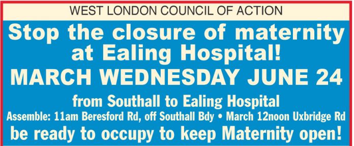 Stop The Maternity Closing At Ealing Hospital