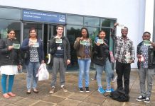 Southall College students give their support to tomorrow’s march to Ealing Hospital to occupy the maternity unit