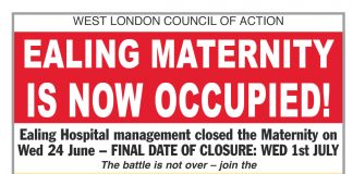 All Out On Today – Stop Maternity Closure!