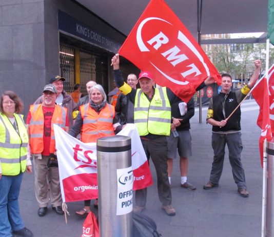 During the last Tube strike there was a strong picket at King’s Cross