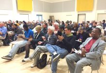 A section of the audience of the over 150 workers and youth who attended the West London Council of Action Conference to defend Ealing Hospital and the NHS.