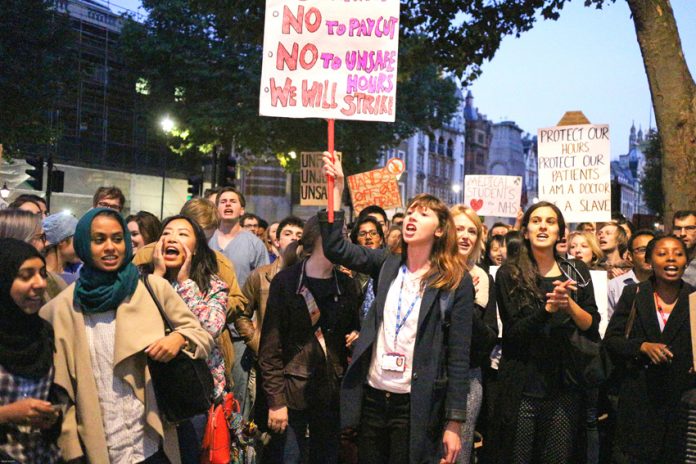 Junior doctors are still very angry and determined that no government is going to impose any form of slavery on them