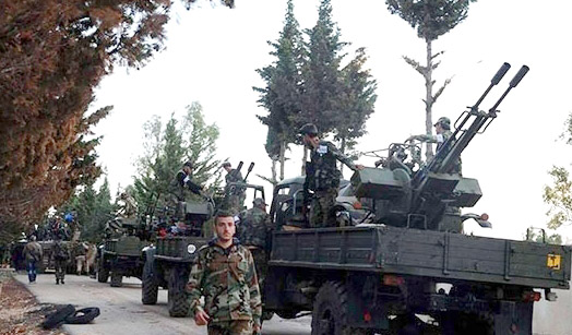 Syrian army ready to fight the terrorists in Dara’a