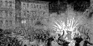 May 4 1886 in Chicago’s Haymarket Square – armed confrontation during a meeting for the 8-hour day