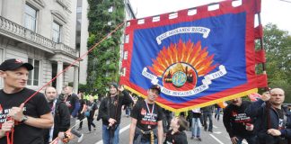 FBU members from the Midlands with their banner on last October’s TUC demonstration against austerity