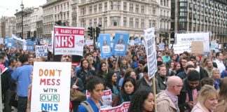 Junior doctors rallying to defend the NHS – they have now proven to Health Secretary Hunt that their defence of the NHS is serious