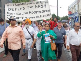 Reverse NW London hospital closure plan – RE-OPEN MATERNITY AT EALING HOSPITAL! March through Southall on July 1st to defend Ealing Hospital – a report by Michael Mansfield QC says that the downgrading of hospitals in North West London must be stopped