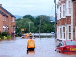 Gloucester firefighters worked round the clock during the floods in 2007
