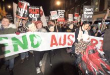 Campaigners took to the streets in London last November on the day Osborne announced permanent austerity in his Autumn Statement