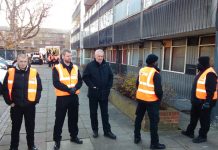 EARLY Thursday morning a large group of police escorting over a dozen bailiffs, arrived at the council estate on Benhill road, Camberwell south London to make a second, surprise attempt to evict Aminata Sellu and her three children.