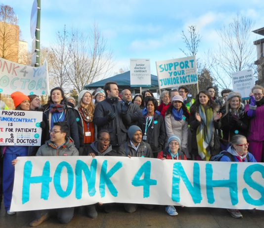 Junior doctors on the picket line – they are now preparing to come out on strike again