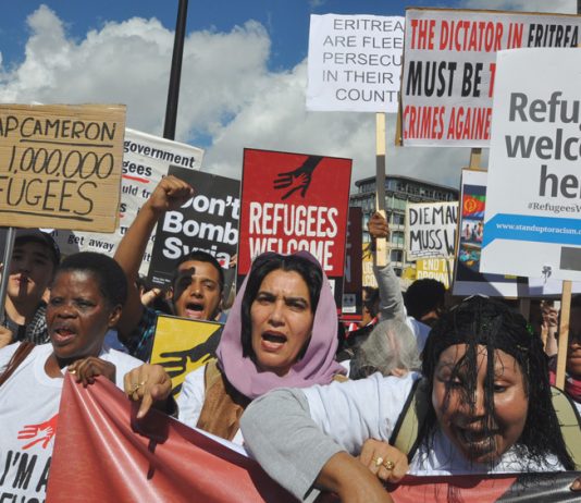 100,000-strong ‘Refugees Welcome’ march proposes a different kind of deal for Cameron