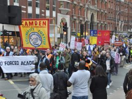 Teachers Demand Strike Action To Stop Forced Academisation! Over 5,000 teachers turned out for the emergency ‘No forced academies’ demonstration in central London on Wednesday night