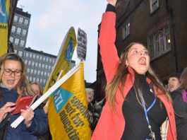 ATL-NUT demonstration against forced academies