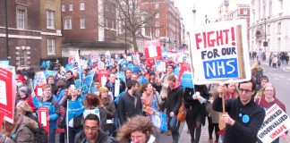 Junior doctors defending the NHS from Hunt and the Tories