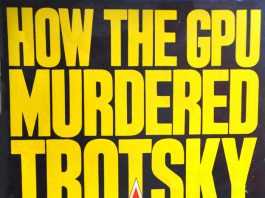 King designed ‘How the GPU Murdered Trotsky’ in spectacular fashion