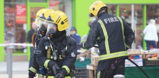 Firefighters at work – West Midlands FBU warn that the loss of 300 jobs will cost lives