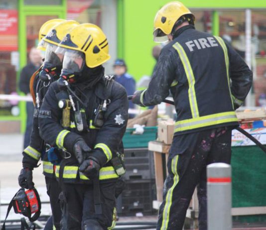 Firefighters at work – West Midlands FBU warn that the loss of 300 jobs will cost lives