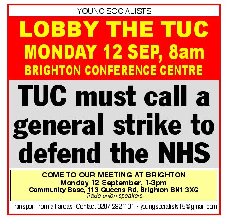 Lobby The Tuc Congress Today!