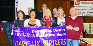 Care UK strikers Doncaster carers fought a major battle to defend care to the elderly