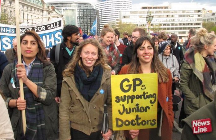 Junior doctors and supporters on the march – their struggle against an imposed contract is not over