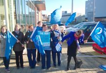 RCM midwives came out on strike in Belfast in April 2015 for the first time in their history – they will shortly be out again, fighting for a living wage increase