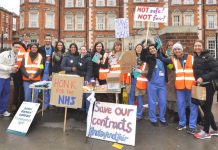 Junior doctors fighting Hunt’s contract imposition – now all NHS unions face the same threat and treatment