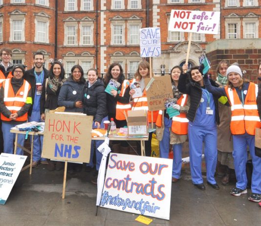 Junior doctors fighting Hunt’s contract imposition – now all NHS unions face the same threat and treatment