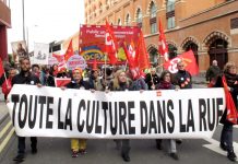 Camden librarians on Saturday’s march