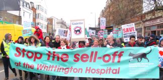 March through north London to stop the closure of Whittington hospital A&E – leaked STPs reveal that is exactly what is on the agenda