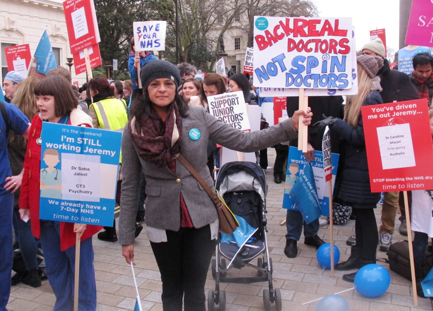 The battling junior doctors showed every worker that the Tories were determined to smash the NHS