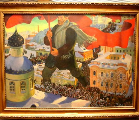 Boris Kustodiev ‘The Bolshevik’ © www.foxtrot films.com