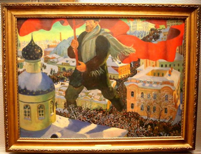 Boris Kustodiev ‘The Bolshevik’ © www.foxtrot films.com
