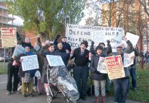 Last week’s mass picket of Ealing Hospital – West London Council of Action is calling on the trade unions to occupy the hospital and defend all its departments