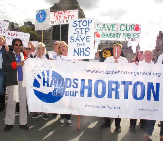 Hand off our Horton campaign, one of the many fighting to defend the NHS