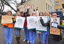 Striking junior doctors say that the NHS is everyone’s fight