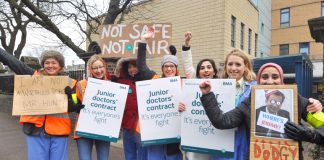 Striking junior doctors say that the NHS is everyone’s fight