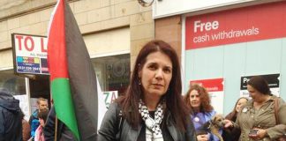 AVIGAIL ABARBANEL campaigning for Palestine