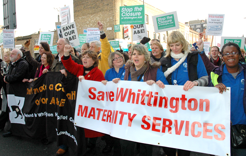 March to defend the Whittington Hospital