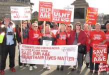 Hospital defence campaigns marched on Downing Street in October to demand an end to NHS cuts and closures