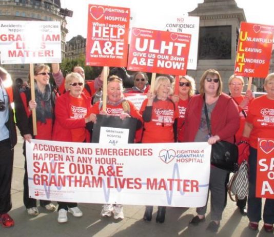 Hospital defence campaigns marched on Downing Street in October to demand an end to NHS cuts and closures