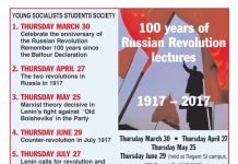 100 years of the Russian Revolution Lectures
